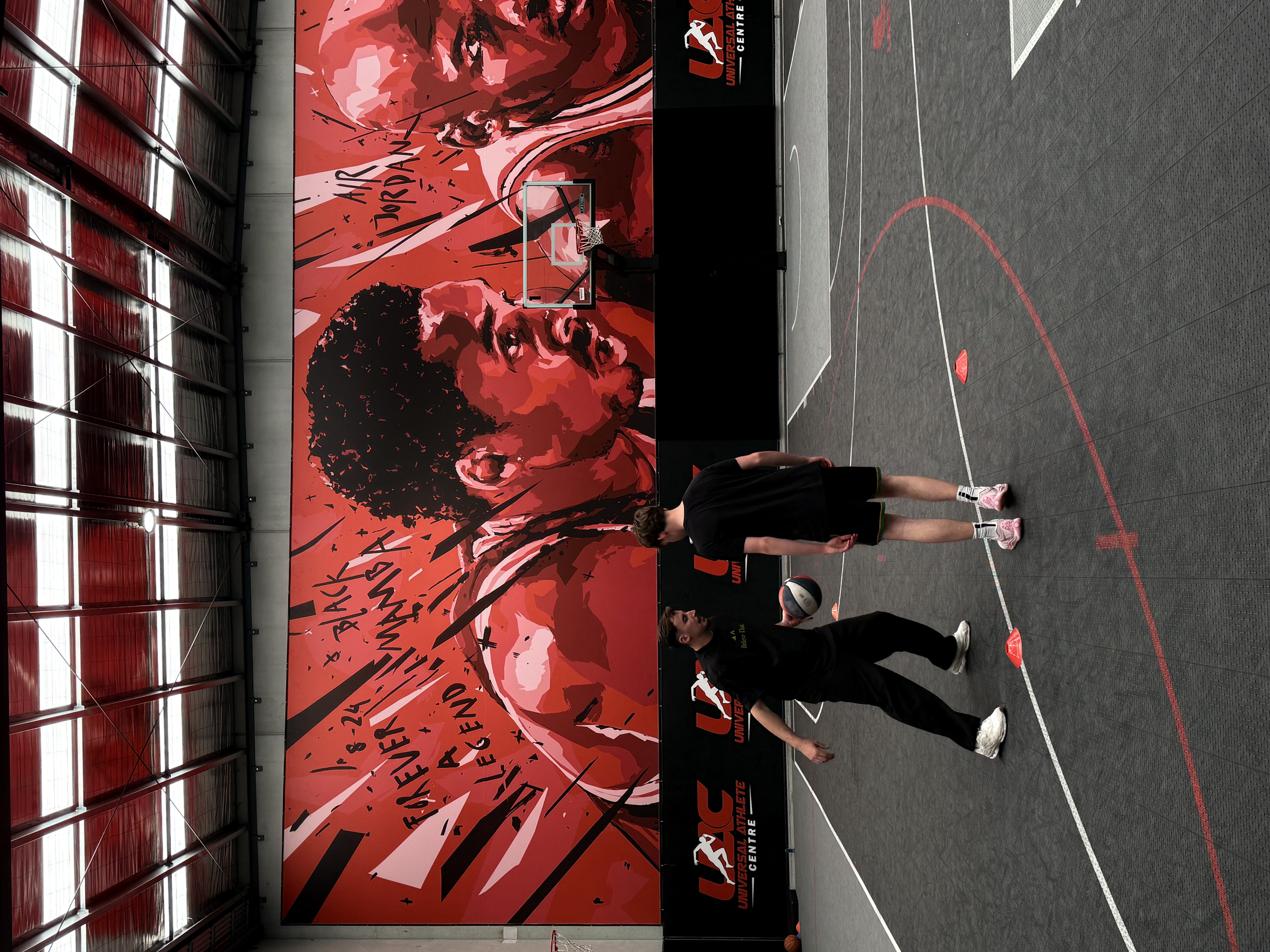 Universal Hoops training session